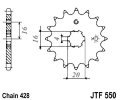 Řetězové kolečko JT JTF 550-15 15 zubů, 428